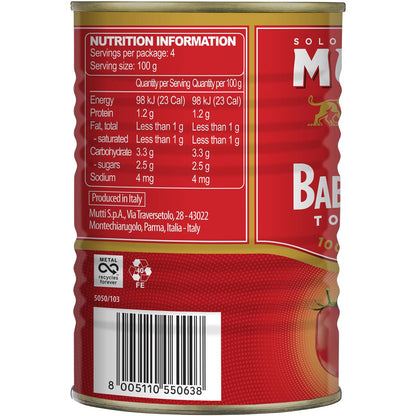 Mutti Baby Roma Tomatoes 400g