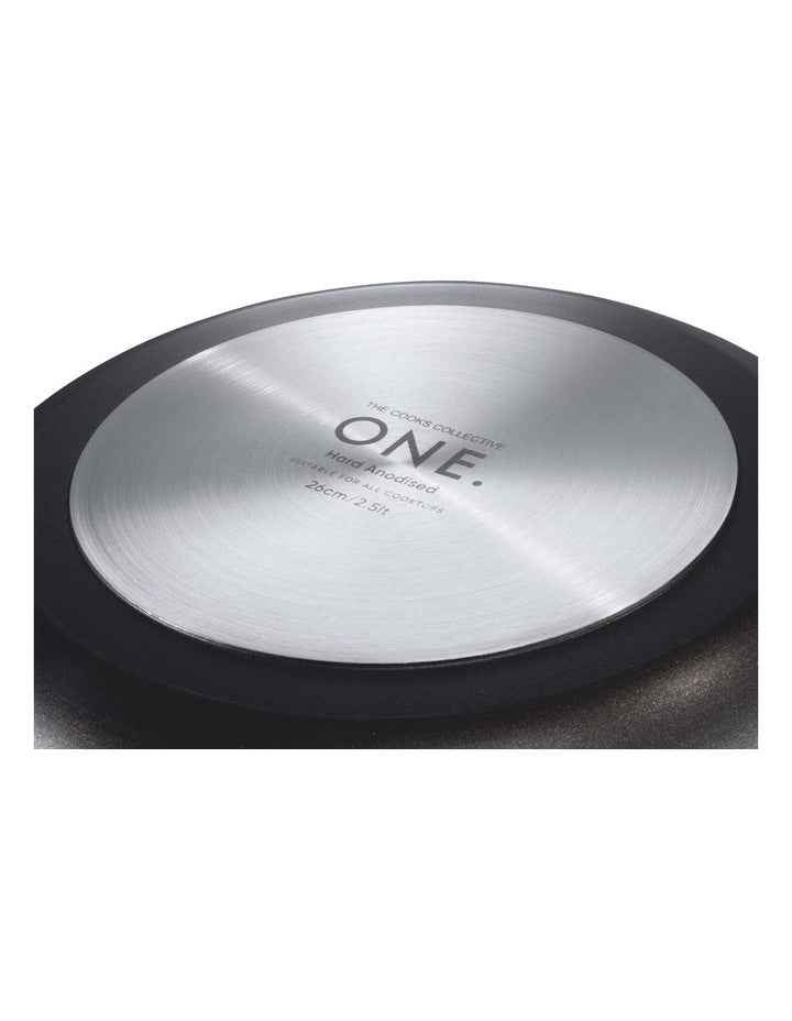 One Hard Anodised Grill Pan 28cm in Black