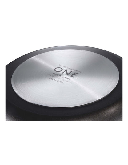 One Hard Anodised Grill Pan 28cm in Black