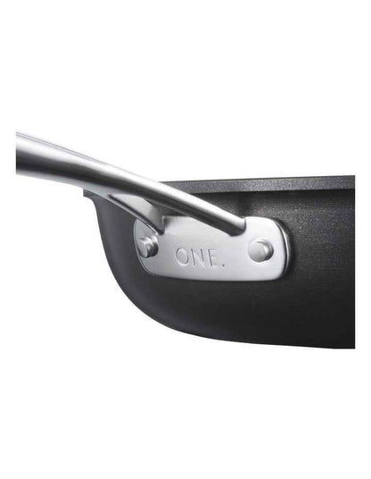 One Hard Anodised Grill Pan 28cm in Black