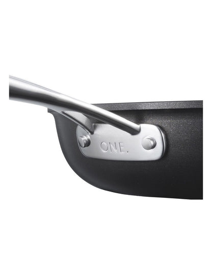 One Hard Anodised Grill Pan 28cm in Black