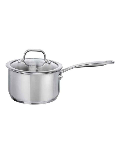 One Saucepan with Lid 1.8L/16cm in Stainless Steel