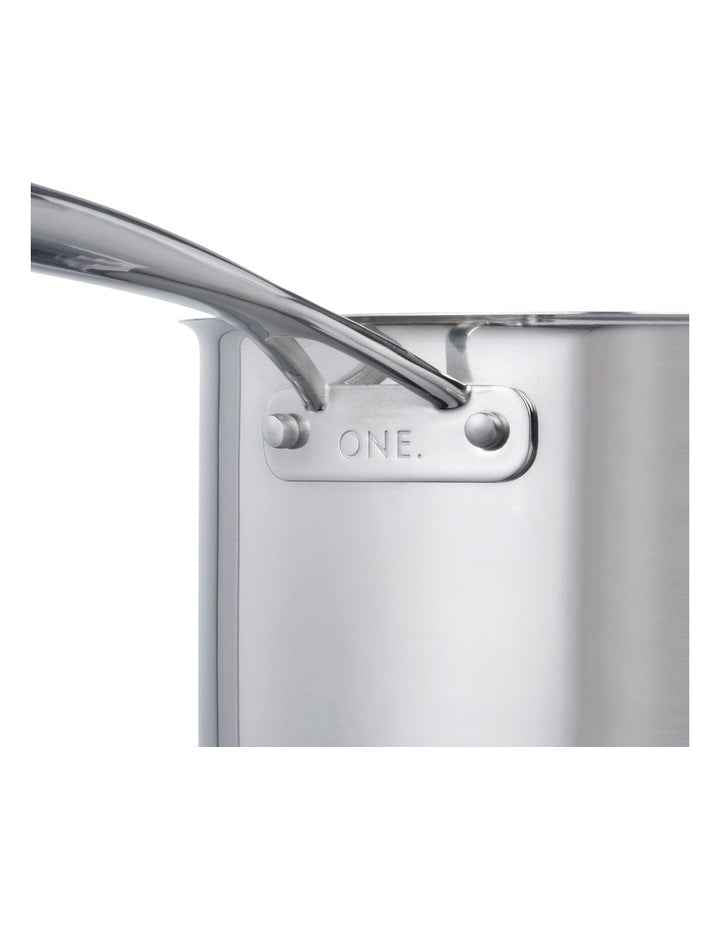 One Saucepan with Lid 1.8L/16cm in Stainless Steel