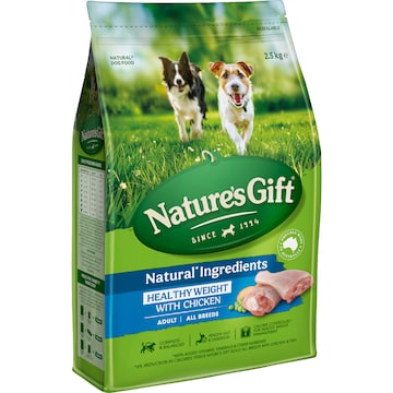 Nature's Gift Adult Dry Dog Food Healthy Weight With Chicken 2.5kg