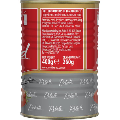 Mutti Whole Peeled Tomatoes 400g