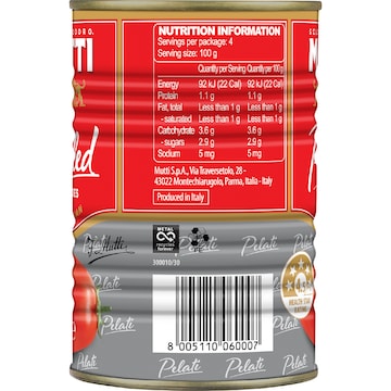 Mutti Whole Peeled Tomatoes 400g