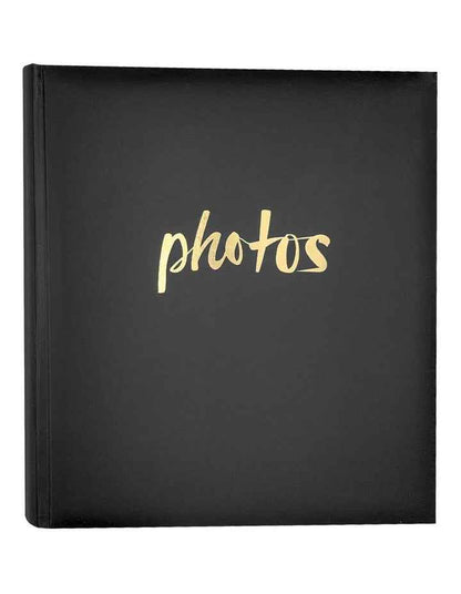Moda Photo Album 500 Photos Capacity in Black