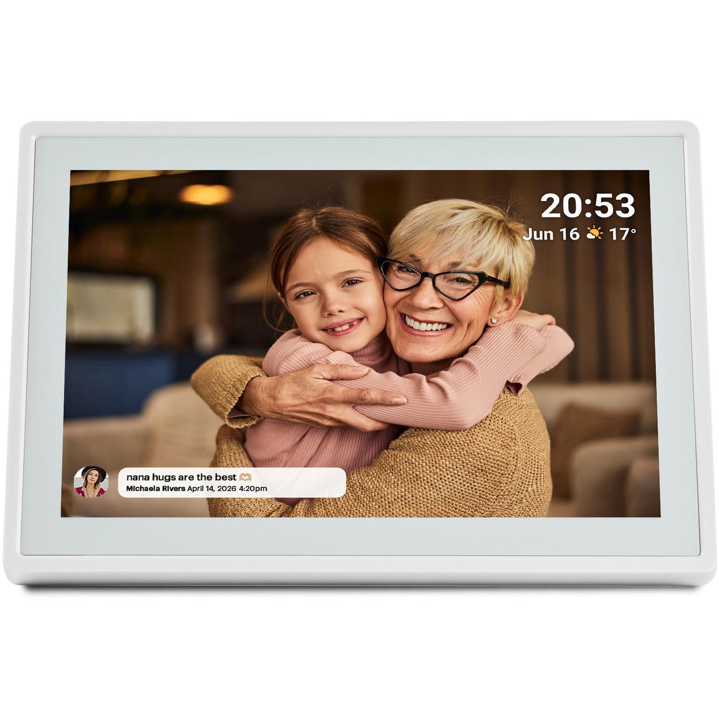 Jackson Frameo Smart Digital Photo Frame 10.1" 16GB (White)