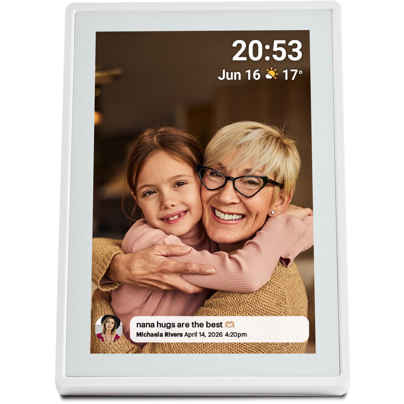 Jackson Frameo Smart Digital Photo Frame 10.1" 16GB (White)
