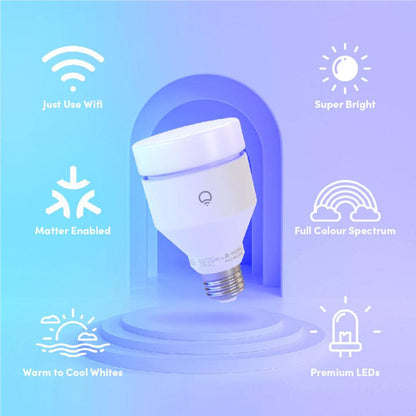 LIFX Colour 1600lm B22 Bayonet Cap Smart Bulb