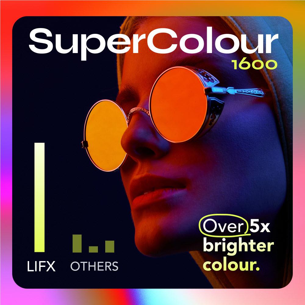 LIFX Colour 1600lm B22 Bayonet Cap Smart Bulb