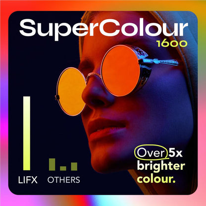 LIFX Colour 1600lm E27 Edison Screw Smart Bulb