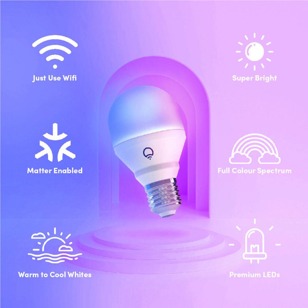 LIFX Colour 950lm E27 Edison Screw Smart Bulb