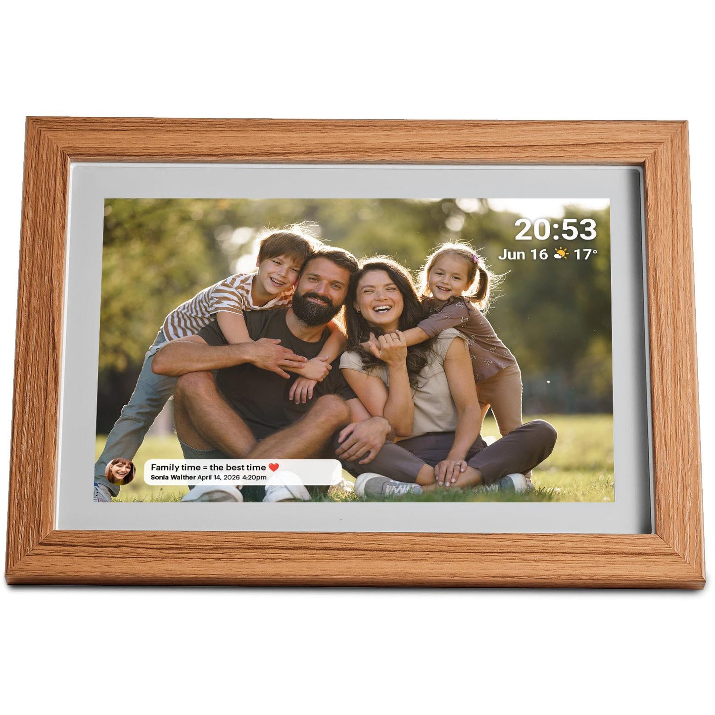 Jackson Frameo Smart Digital Photo Frame 10.1" 16GB (White Oak)