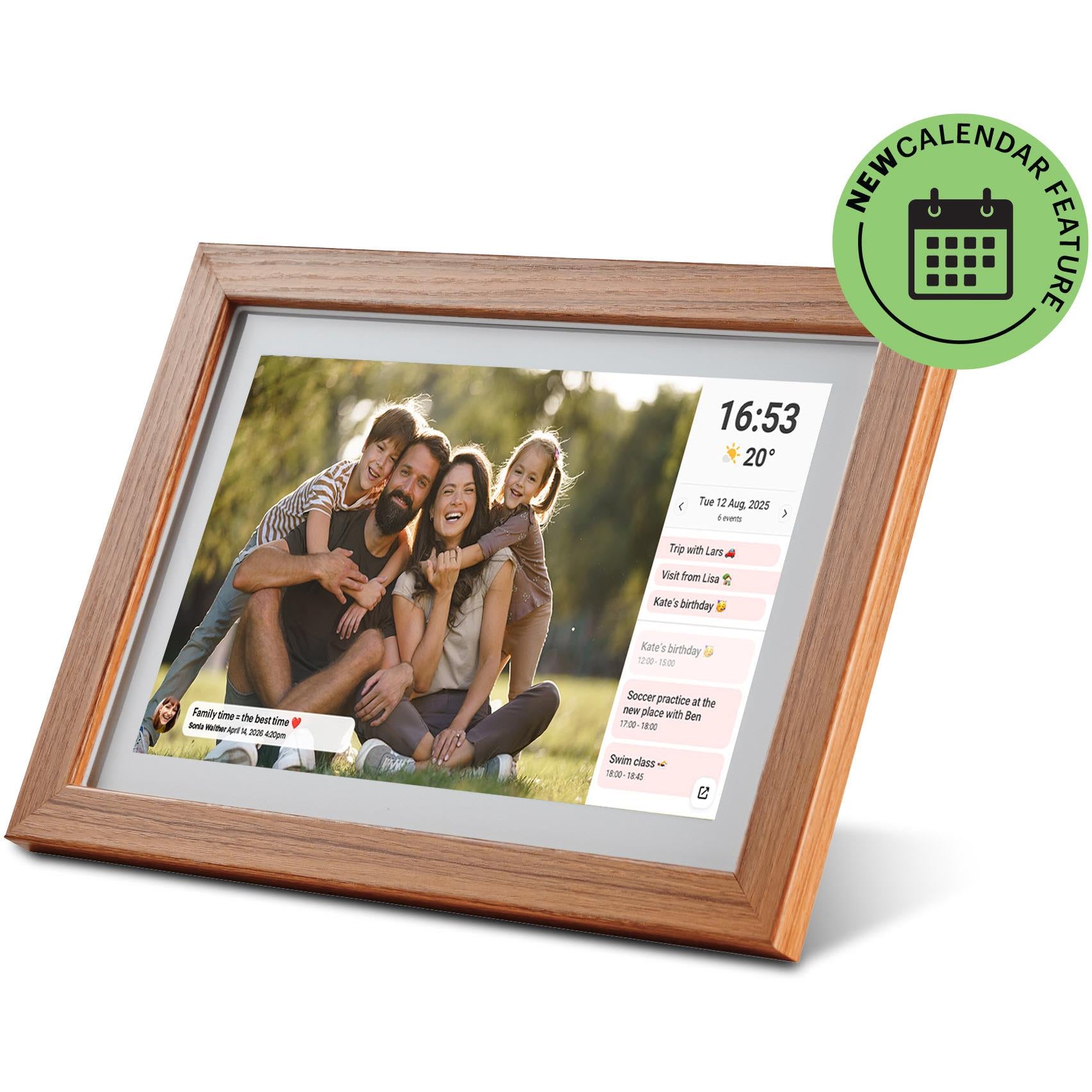 Jackson Frameo Smart Digital Photo Frame 10.1" 16GB (White Oak)