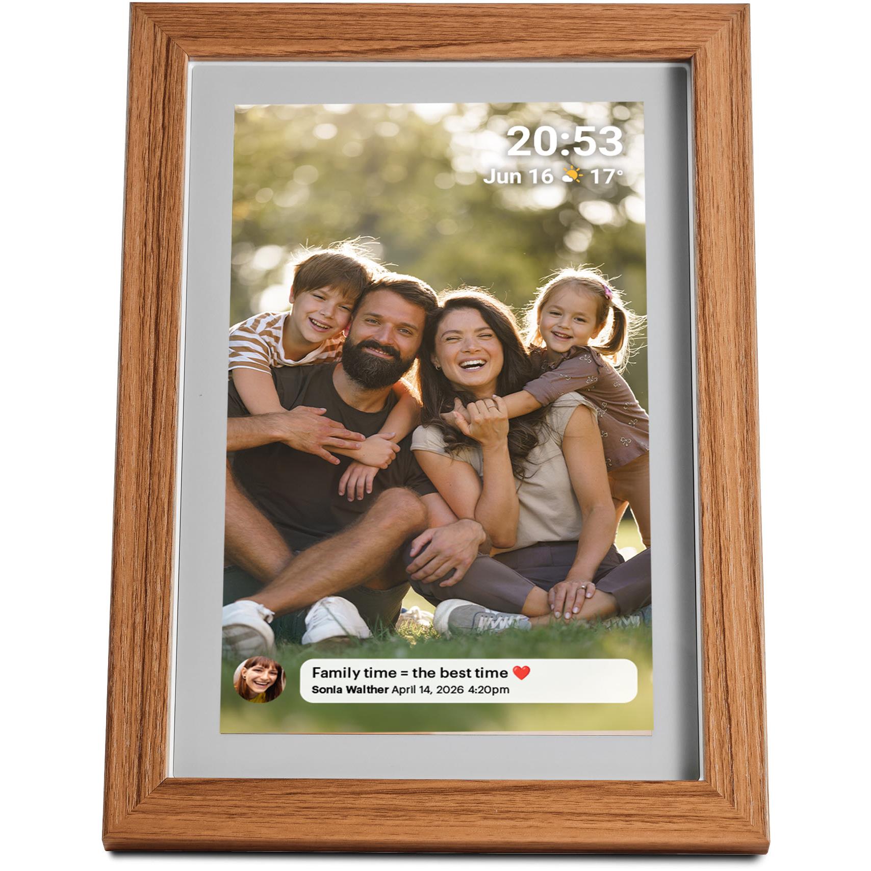 Jackson Frameo Smart Digital Photo Frame 10.1" 16GB (White Oak)