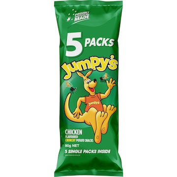 Jumpy's Chicken Potato Chips 5 pack