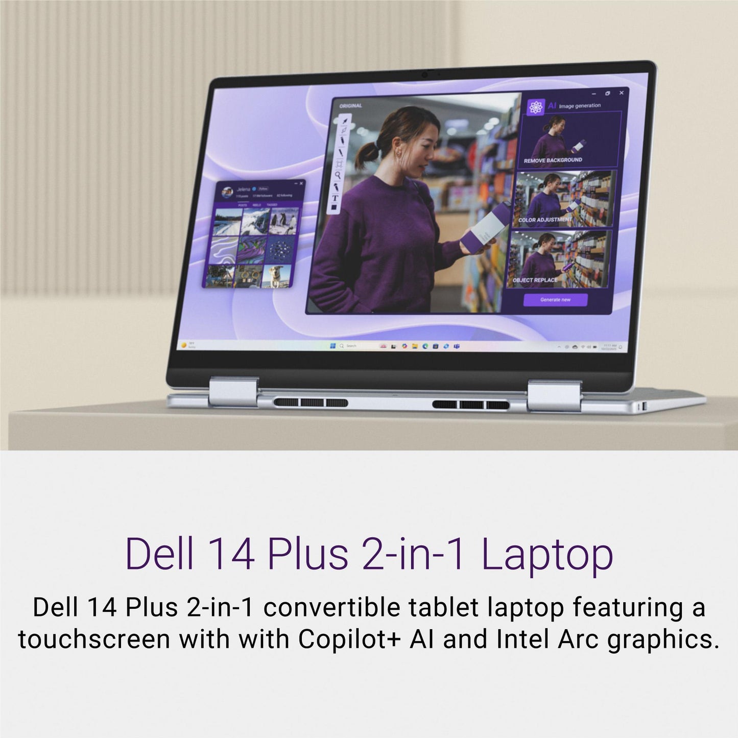 Dell 14 Plus 14" FHD+ 2-in-1 Laptop (Intel Core Ultra 7)[1TB]