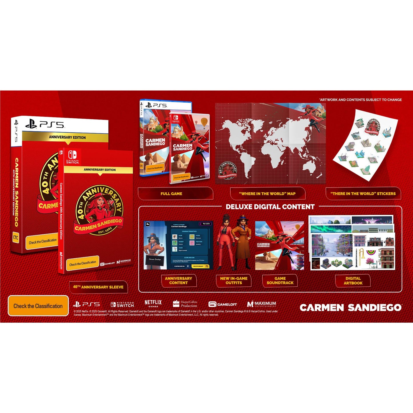 Carmen Sandiego 40th Anniversary Edition