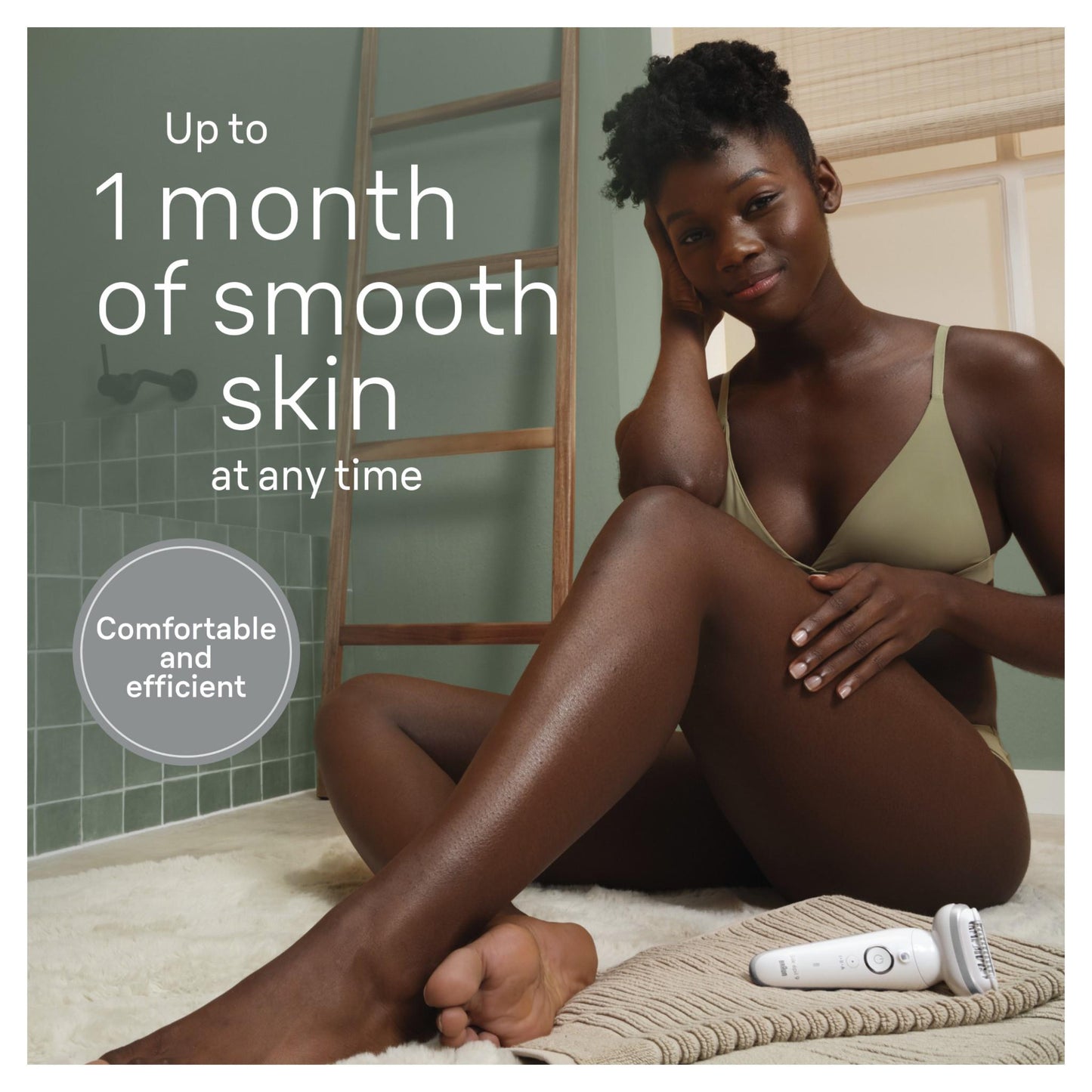 Braun Silk-épil 9 Wet & Dry Epilator (Silver)