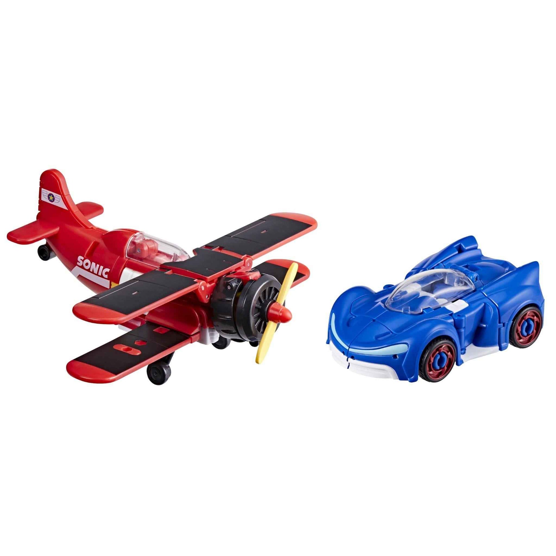 Transformers - Collaborative: Sonic The Hedgehog - Wingtail and Blue Booster Action Figures