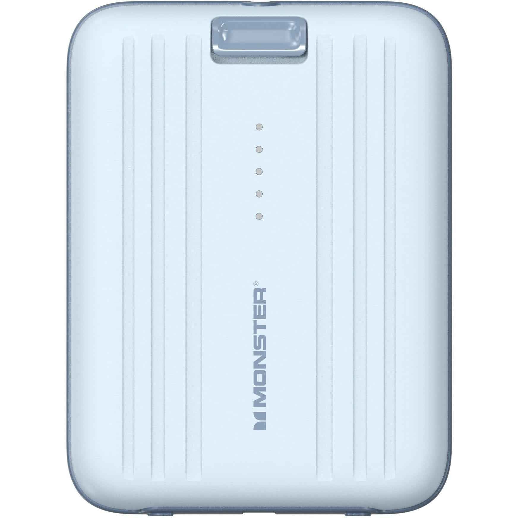 Monster 10K 22.5W Portable Power Bank (Blue)
