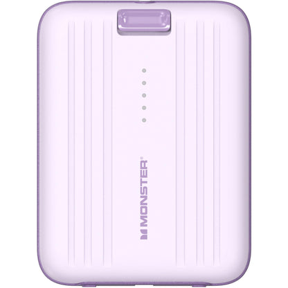 Monster 10K 22.5W Portable Power Bank (Purple)
