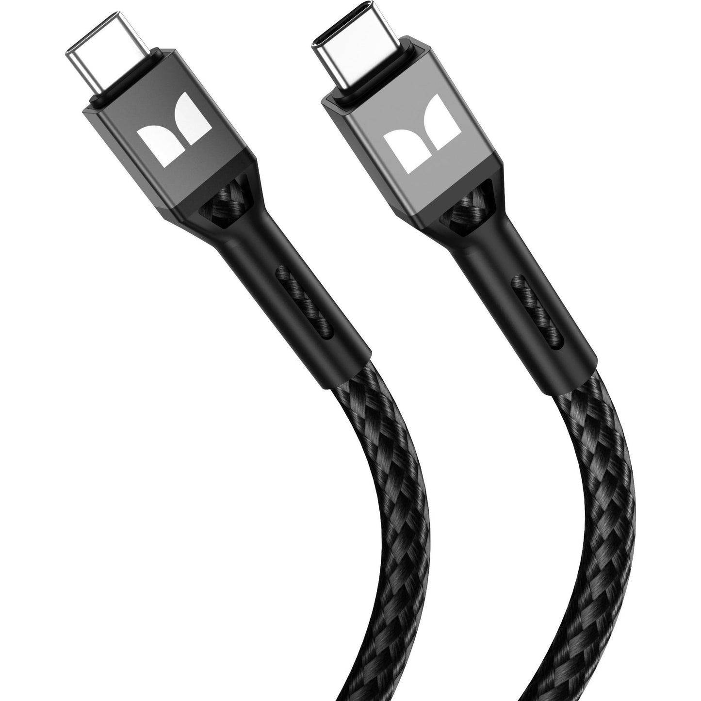 Monster 100W USB-C to USB-C Cable 2m (Black)