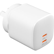 Monster 67W GaN Dual USB-C Port Wall Charger (White)