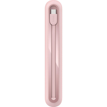 Belkin BoostCharge Power Bank 20K with Integrated Cable (Pink)