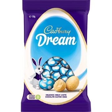 Cadbury Dream White Chocolate Easter Eggs 110g