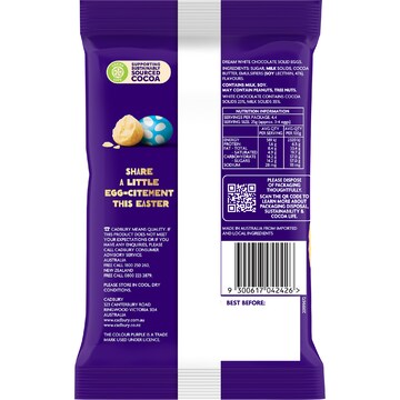 Cadbury Dream White Chocolate Easter Eggs 110g
