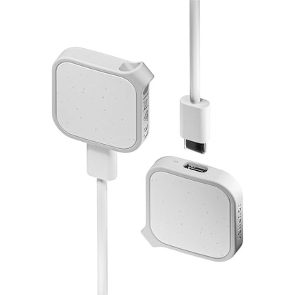 Journey Loc8 Fob Apple Find My Rechargeable Bluetooth Tracker (Sparkle Grey)