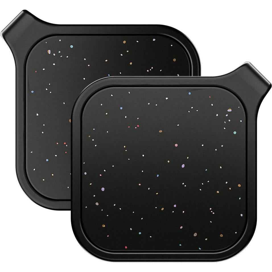 Journey Loc8 Fob Apple/Google Find My Rechargeable Bluetooth Tracker 2 Pack (Black)