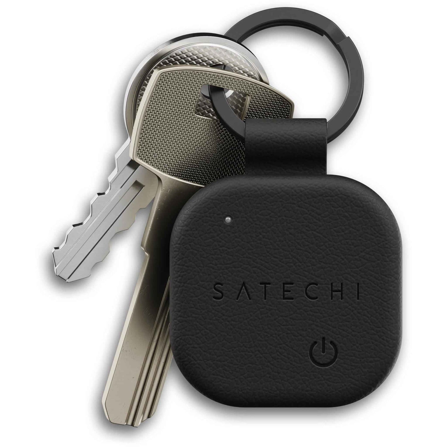 SATECHI Vegan-Leather FindAll Keychain (Black)
