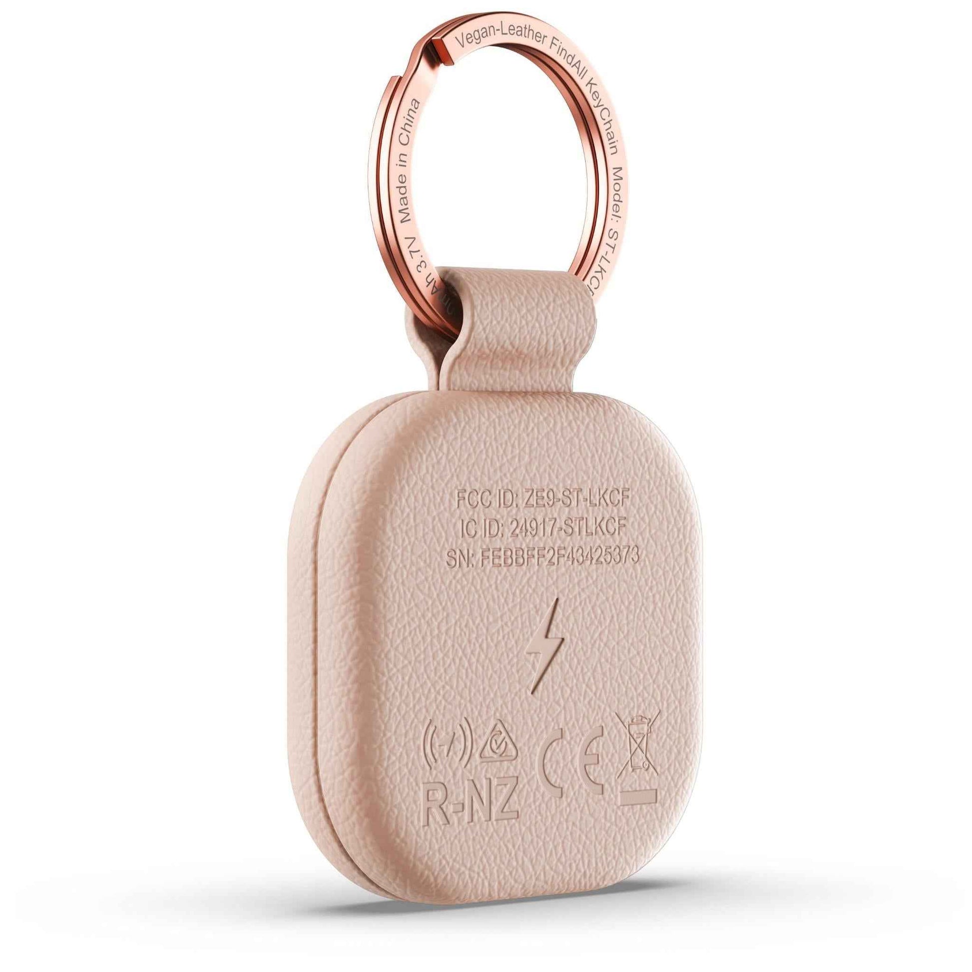 SATECHI Vegan-Leather FindAll Keychain (Desert Rose)
