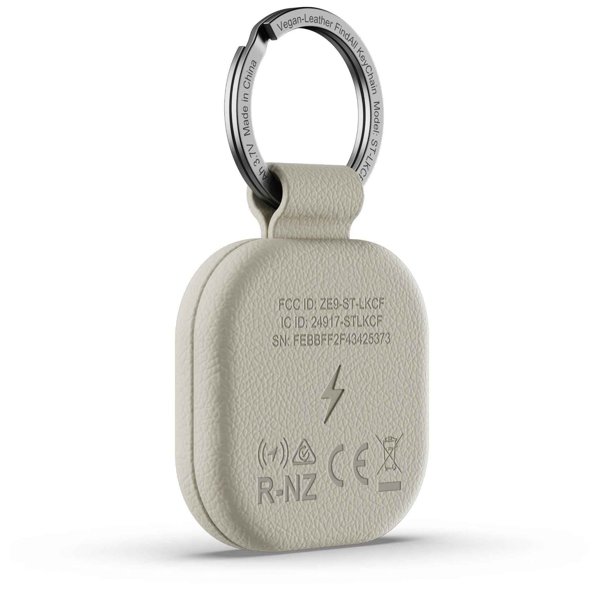 SATECHI Vegan-Leather FindAll Keychain (Sand)
