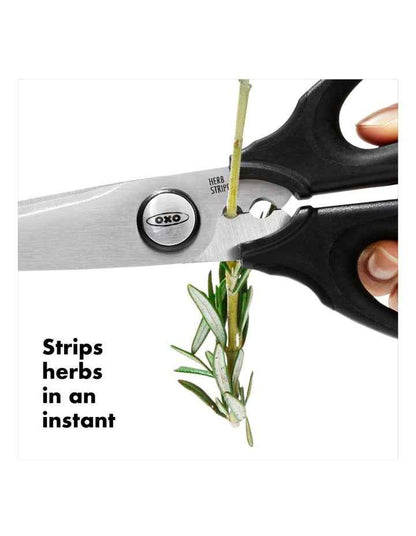 Kitchen and Herb Scissors in Black