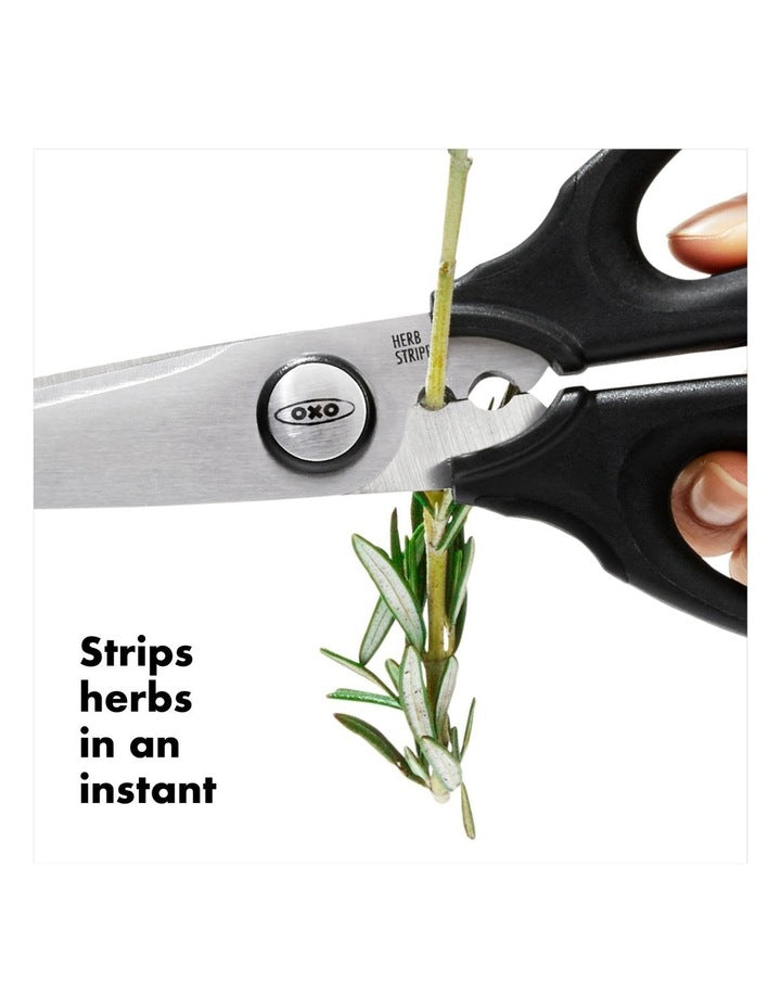 Kitchen and Herb Scissors in Black