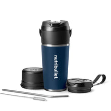 NutriBullet Flip Stainless Steel Portable Blender (Indigo)