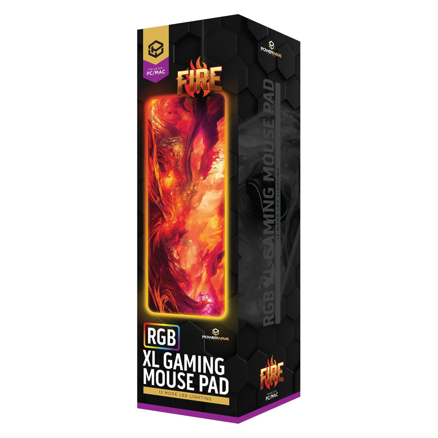 Powerwave RGB XL Mouse Pad (Fire)
