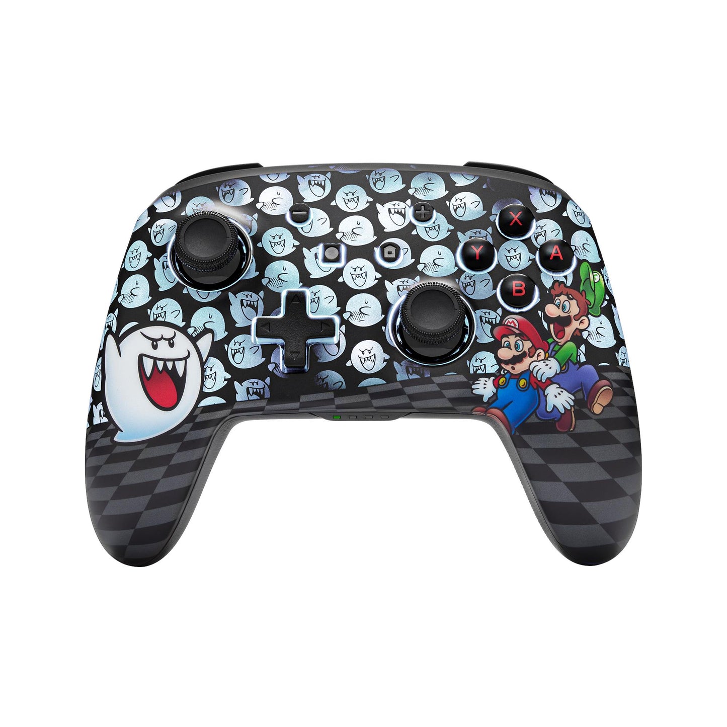 PowerA Enhanced Wireless Controller for Nintendo Switch with Ghost Lumectra - Mario Boo