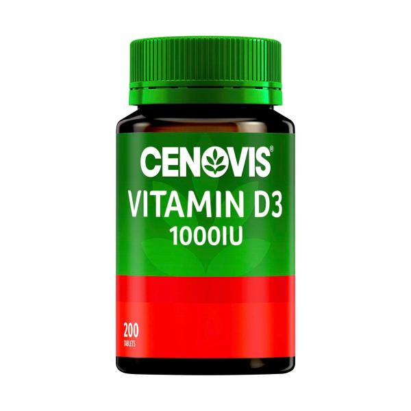 CENOVIS VITAMIN D3 100OIU TABLETS 200PK