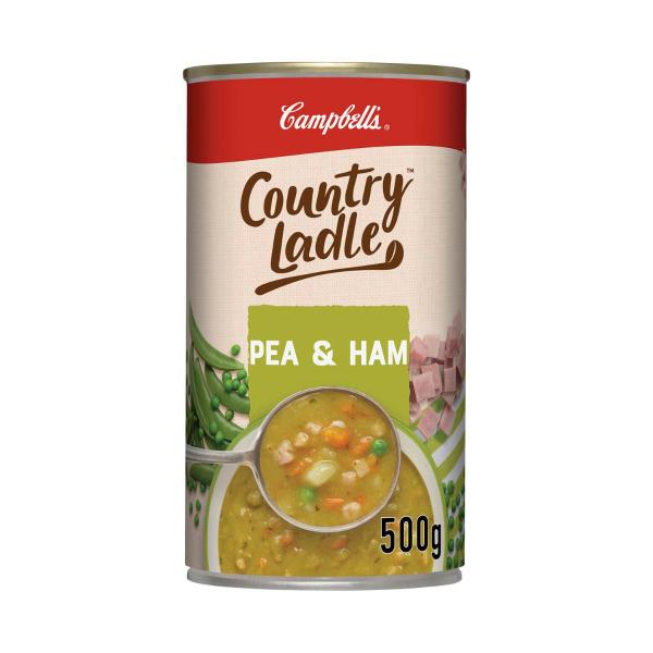 CAMPBELLS COUNTRY LADLE SOUP:PEA HAM:.:500 GRAM