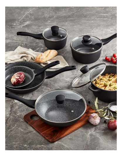 Classic Non-Stick 6 Piece Cookset in Black