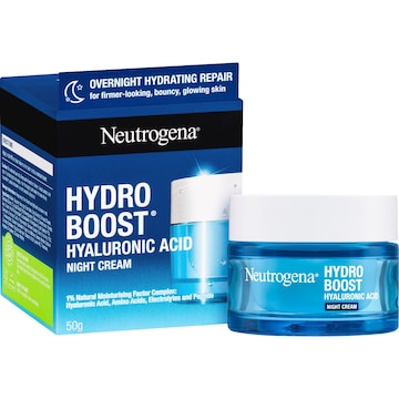 Neutrogena Hydro Boost Hyaluronic Acid Night Cream Face Moisturiser 50g