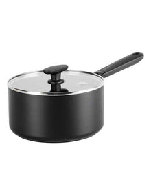 Smartshape Covered Saucepan 20cm  Black PFAS-free