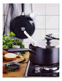 Smartshape Covered Saucepan 20cm  Black PFAS-free