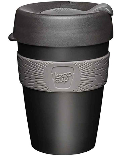Original Reusable Plastic Cup M 12oz/340ml in Black