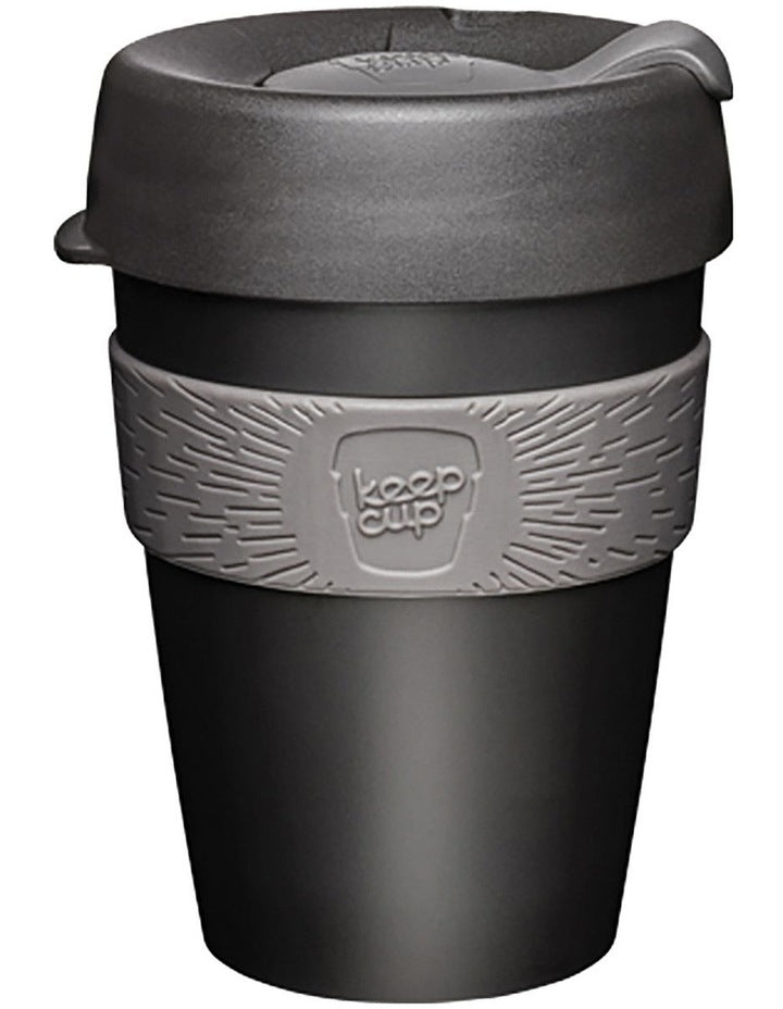 Original Reusable Plastic Cup M 12oz/340ml in Black